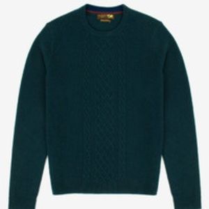 Jarrow Fine Cable Knit Sweater Ted Baker Cashmere sweater